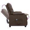 vidaXL Fauteuil Marron Tissu