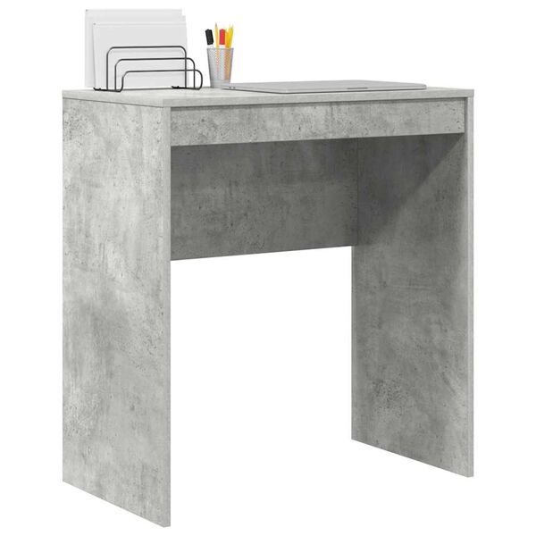 vidaXL Bureau Gris béton 70 x 40 x 76 cm Bois d'ingénierie