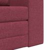 vidaXL Canap&eacute;-Lit Bordeaux 98 x 71 x 83 cm tissu