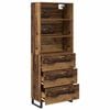 vidaXL Haut Armoire Bois ancien 69,5 x 34 x 180 cm Bois d'ing&eacute;nierie