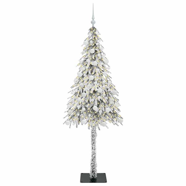 vidaXL Sapin de No&euml;l avec 300 LED Blanc 180 cm PE et Acier