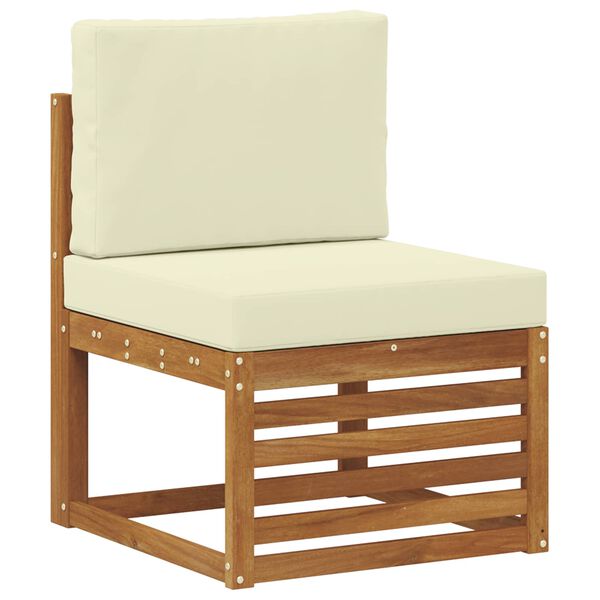 vidaXL Ensembles de canap&eacute;s avec coussin 3 pcs Naturel et Cr&egrave;me