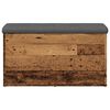 vidaXL Banc de rangement vieux bois 82x42x45 cm bois d'ing&eacute;nierie