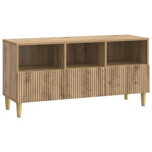 vidaXL Meuble TV 102 x 34,5 x 50 cm Ch&ecirc;ne artisanal Bois d'ing&eacute;nierie
