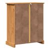vidaXL Armoire de salle de bain avec porte VIGO Marron et Marron Miel