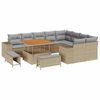 vidaXL Ensemble de canap&eacute; de jardin 12 pc 9-Nombre de places