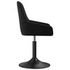 vidaXL Tabouret de bar Noir Velours