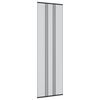 vidaXL &Eacute;cran de porte insectes avec rideau en maille Noir 70 x 220 cm