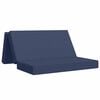 vidaXL Canap&eacute;-lit pliable 160 x 67 x 45 cm Bleu