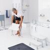 RIDDER Tabouret pliable de salle de bain 110 kg Blanc A0050301