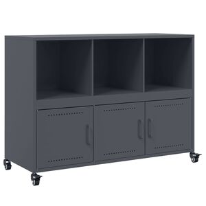 vidaXL Buffet anthracite 100,5x39x72 cm acier