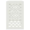 vidaXL Housse de climatiseur Blanc 110 x 50 x 80 cm Acier