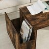 vidaXL Table basse Ch&ecirc;ne fum&eacute; 90 x 45 x 35 cm Bois d'ing&eacute;nierie