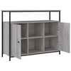 vidaXL Buffet sonoma gris 100x35x80 cm bois d'ingénierie