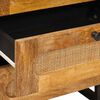 vidaXL Cabinet de chevet Naturel 50 x 33 x 62 cm Bois de mangue massif