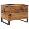 vidaXL Table basse vieux bois 60x44,5x45 cm bois d'ing&eacute;nierie