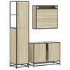 vidaXL Ensemble de meubles de salle de bain 3 pcs chêne sonoma