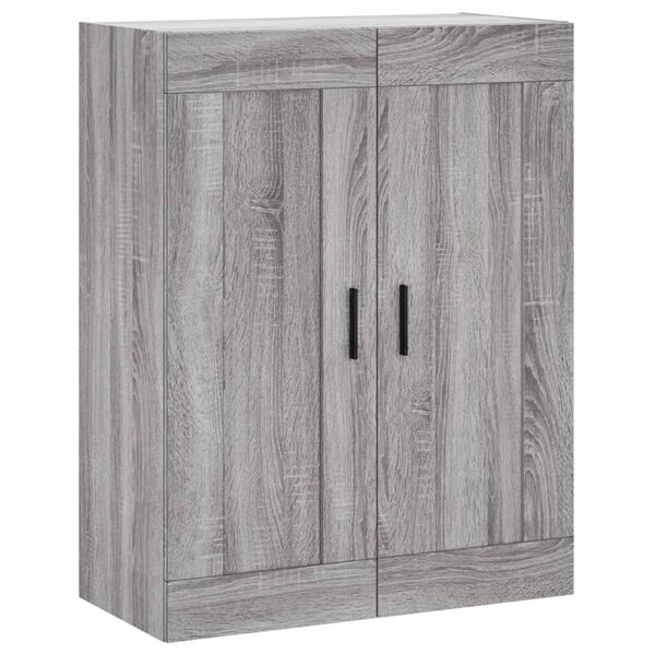 vidaXL Armoire murale sonoma gris 69,5x34x90 cm bois d'ingénierie