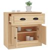 vidaXL Buffet ch&ecirc;ne sonoma 70x35,5x67,5 cm bois d'ing&eacute;nierie