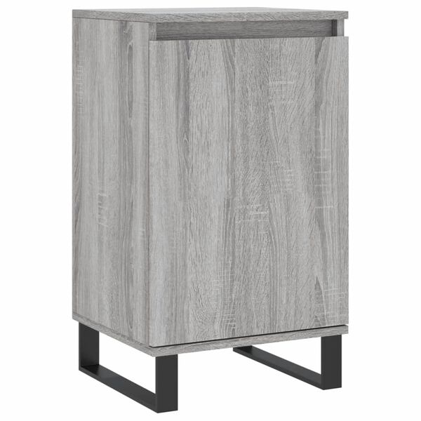 vidaXL Buffet sonoma gris 40x35x70 cm bois d'ing&eacute;nierie