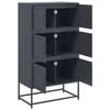 vidaXL Buffet anthracite 68,5x38,5x123,5 cm acier