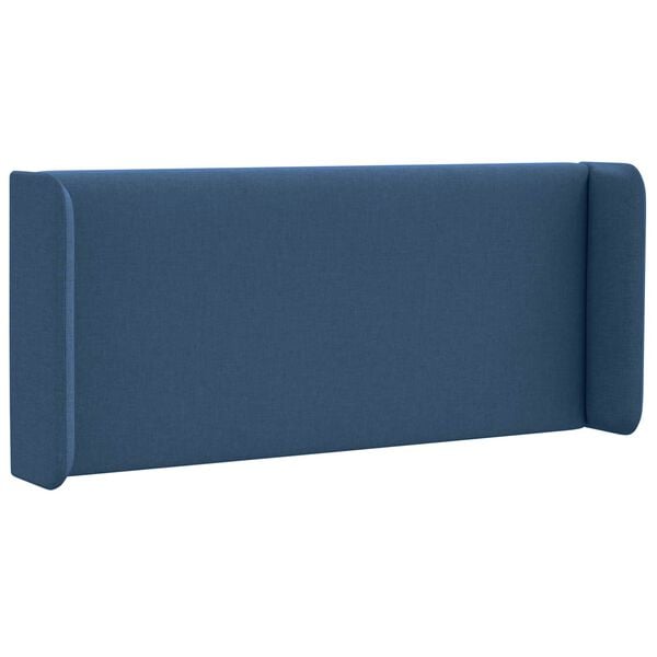 vidaXL Oreille de t&ecirc;te de lit Bleu 40,5 x 40,5 x 4 cm tissu