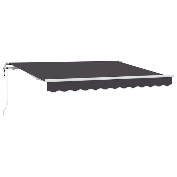 vidaXL Auvent R&eacute;tractable Anthracite 250 x 200 cm