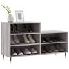 vidaXL Armoire &agrave; chaussures Sonoma gris 102x36x60 cm Bois d'ing&eacute;nierie