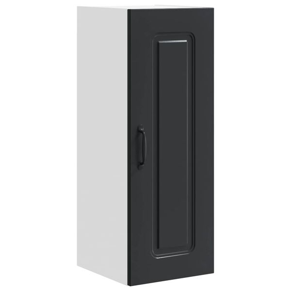 vidaXL Armoire de cuisine avec stockage Kalmar Noir 30 x 31 x 80 cm