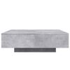 vidaXL Table basse gris b&eacute;ton 100x100x31 cm bois d'ing&eacute;nierie