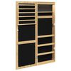 vidaXL Armoire à bijoux avec miroir et éclairage LED mural