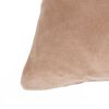 vidaXL Coussins lot de 2 Tissu 45x45 cm Beige