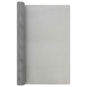 vidaXL &Eacute;cran en maille 80 x 500 cm 30 Mesh Acier Inoxydable 201