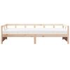 vidaXL Lit de jour avec matelas 90x190 cm bois de pin massif