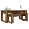vidaXL Ensemble de tables basses 2 pcs Bois ancien Bois d'ing&eacute;nierie