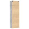 vidaXL Armoire de rangement sonoma gris 70x42,5x225 cm
