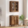 vidaXL Haut Armoire Bois Ancien 69,5 x 34 x 180 cm Bois d'ing&eacute;nierie