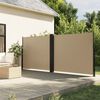 vidaXL Auvent lat&eacute;ral r&eacute;tractable beige 160x1000 cm