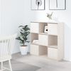 vidaXL Buffet Blanc 110,5x35x117 cm Bois massif de pin