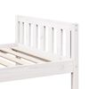 vidaXL Lit pour enfants sans matelas blanc 90x190cm bois de pin massif