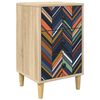 vidaXL Table de chevet OMMEN Ch&ecirc;ne Sonoma 36 x 33 x 60 cm