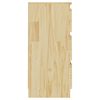 vidaXL Table de chevet 40x29,5x64 cm Bois de pin solide