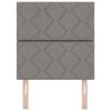 vidaXL T&ecirc;te de lit avec t&ecirc;te de lit Taupe 80 cm tissu