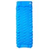 vidaXL Matelas de camping autogonflant avec oreiller 1 personne bleu