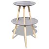 vidaXL Ensemble de table d'appoint/table basse 2 pcs 55 cm et 44 cm