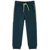 Pantalon de survêtement enfants avec cordon de serrage vert mousse 140