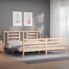 vidaXL Cadre de lit sans matelas 200x200 cm bois massif