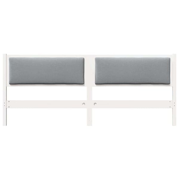 vidaXL Tête de lit Autre Blanc 180 cm Bois massif en pin