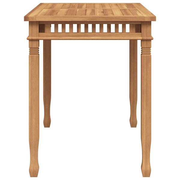 vidaXL Table à manger de jardin 110x65x80 cm bois de teck solide