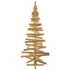 vidaXL Arbres de No&euml;l avec support Marron 180 cm Bois massif en pin